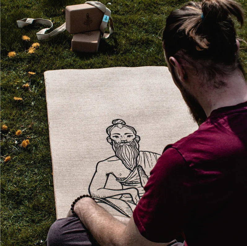 Jute yogamåtte
