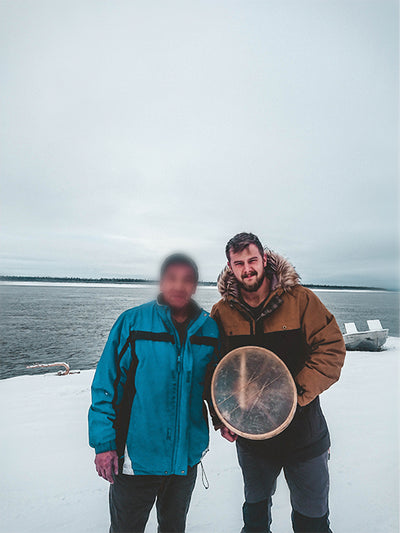 Kenneth Petersen med indfødt fra Fort Goodhope